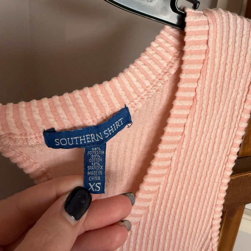 The Southern Shirt Company Pink Ribbed Romper - Picture 5 of 8